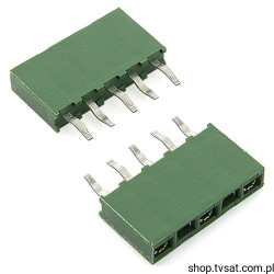 215297-5 5 Pin Socket SIL5 TYCO