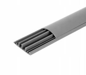 Listwa instalacyjna napodłogowa naścienna koryto podłogowe 75x18mm szara 2m 4/EB/KP 75x18