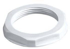 Counter nut, PG7, 19 mm, light gray, 90710
