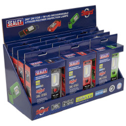 Sealey LED3601COMBO LED3601 Series Inspection Lamp Combination - Display Pk 12