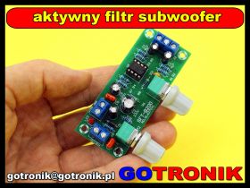 Aktywny filtr dolnoprzepustowy do subwoofera