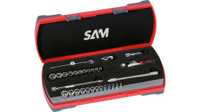 Zestaw nasadek rozmiar napędu 1/4 cala elementy: 30 SAM