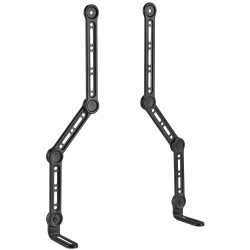 My Wall HZ32-2L Speaker Wall Brackets Tiltable Swivelling Black 1 pc