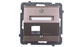 Sonata Obudowa Gniazda Komputerowego Pojedynczego Skośna Szampański Złoty...