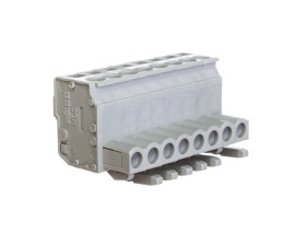 Gniazdo MCS-MIDI Classic kątowe 8-biegunowe szare raster 5mm 232-108/026-000