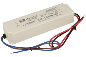 Zasilacz; do LED; LPV-100-12; 12V DC; 8,5A; 102W; stałonapięciowy; IP67; Mean Well