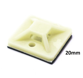 MOCOWANIE UCHWYT OPASKI ZACISKOWEJ TRYTKI 20MM 100SZTUK