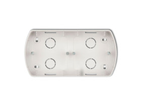 TREND Puszka montażowa pozioma 2 podwójna srebrny 5PTH-2 KARLIK