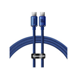 Kabel USB-C Wtyk-Wtyk 100W PD 1,2m BASEUS Crystal Shine CAJY000603