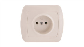 Simon Akord Gniazdo Pojedyncze B/U 16A Ip20 Beżowe Ag1e/12