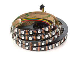Opencircuit Digital HD107S RGB Led Strip 5V - 60LEDs - black - 1 meter