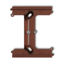 DECO Moduł rozszerzający puszkę natynkową pojedynczą, składaną do ramek wielokrotnych DECO brązowy metalik 9DPU-2