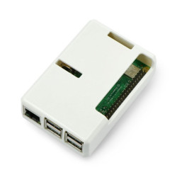 Obudowa Raspberry Pi Model 3B+/3B/2B - biała z dostępem GPIO