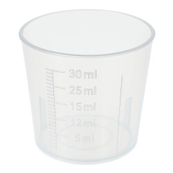 Miarka 30ml - Pojemnik plastikowy ze skalą - kieliszek do leków