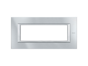 AXOLUTE Ramka 1 pojedyncza prostokątna 6 modułowa AXOLUTE aluminium HA4806HC LEGRAND