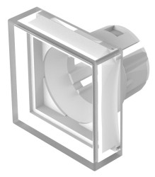 Soczewki do wskaźników, Bezbarwny, Płaski, długość: 20mm