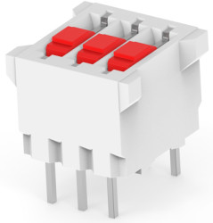 DIP switche, Off-On, 3 pole, straight, 10 mA/50 VDC, 5161390-3