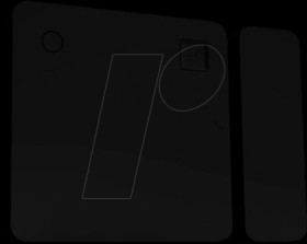 SHELLY_B_DW_S Shelly Blu Door Window, door / window contact, black