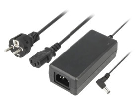 Zasilacz impulsowy 24VDC 2,7A 5,5/2,1 65W biurkowy 87 ESPE-6524-P3-2155L+KB+OP