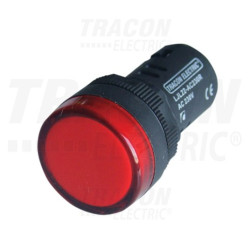 Lampka kontrolna LED LJL22-RA 12V czerwona TRACON