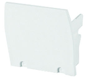 Akcesoria do koryt kablowych Aluminium Stała zaślepka końcowa Logix 50 x 50mm Planet-Wattohm