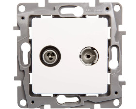 NILOE Gniazdo antenowe RD/TV końcowe 10dB białe 664562