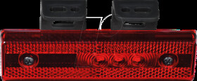 0100-1053-03C Trailer - marker lamp, LED, square, red