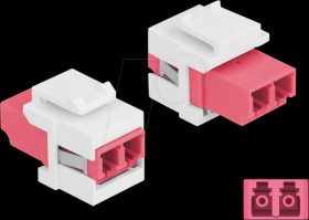 86818 Keystone module LC duplex socket > socket