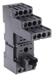 Gniazdo przekaźnika do: Seria PT2 TE Connectivity 14-pinowe 240V ac Szyna DIN