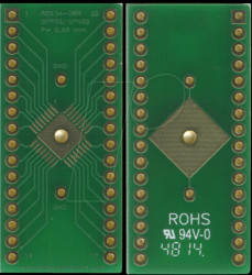 RE934-03R Multi-adapter QFP32 and QFN32 P=0.65 mm RM 2.54 mm