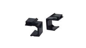 Value Osłona Gniazda Keystone, 10 Szt. / Zestaw, Czarna