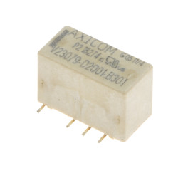Przekaźnik sygnału, 5V dc, 2 A, DPDT, 2-polowy, montaż SMD, TE Connectivity Axicom P2