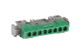 Listwa przyłączeniowa 8-otworów zielona IP2xZ-8 004832
