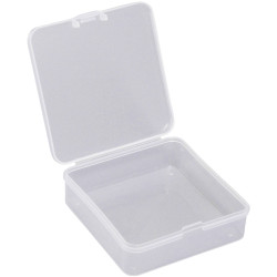 Quadrios 23SA079 Organiser Box 7.5x7.5x2.5cm Transparent Lockable