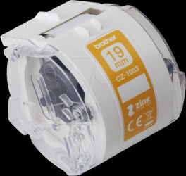 CZ-1003 Colour label roll, white, 19 mm