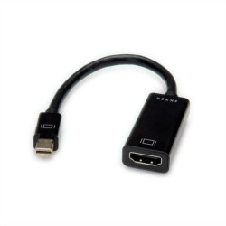VALUE Adapter Mini DisplayPort - HDMI, v1.2, Mini DP męski - HDMI żeński