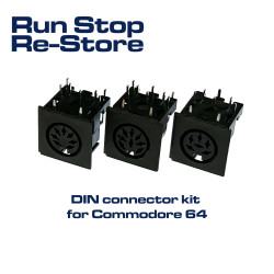Commodore 64 DIN socket kit
