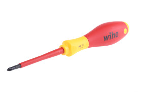 Wkrętak izolowany rozmiar końcówki: PH1 Phillips Wiha długość ostrza: 80 mm Wkrętak izolowany