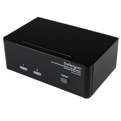 Przełącznik KVM 3.5 mm Stereo SV231DDVDUA, 2-portowy USB 2 2, StarTech.com DVI, VGA