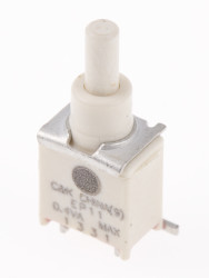 Przycisk miniaturowy Chwilowy SPST średnica wycięcia 13mm, montaż PCB C & K