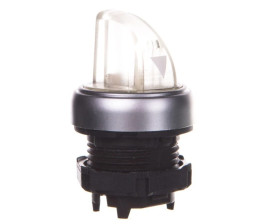 Napęd przełącznika 3 położeniowy biały z podświetleniem z samopowrotem LPCSL1318