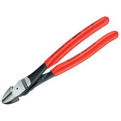 Knipex 74 01 160 SB High Leverage Diagonal Cutters PVC Grip 160mm (6.1/4in)