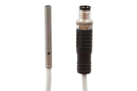 Czujnik optyczny odbiciowy śr: 4mm dł: 36mm Sn: 10mm 10-30VDC PNP NO złącze kablowe M8 3-PINowe 0,3m IP67 OTR49174