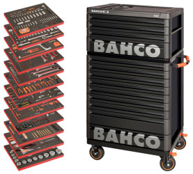 Szafka na rolkach, 9-szufladowa, Bahco