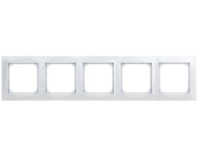 IMPRESJA Ramka pięciokrotna biała R-5Y/00