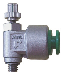 Regulator przepływu SMC Gwintowany Regulator prędkości AS