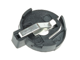 Podstawka baterii CR2032 koszyk z blokadą (2szt)