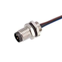 Złącze wielostykowe przemysłowe 4-pinowe Montaż przedni Gniazdo RS PRO