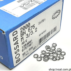 1254081 PAD M3/6X3.2X0.4/BN675 DIN6798A PAD BOSSARD