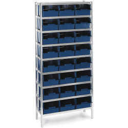 Raaco 181112 Shelving 8-2000 Shelving Unit - 24 Bins